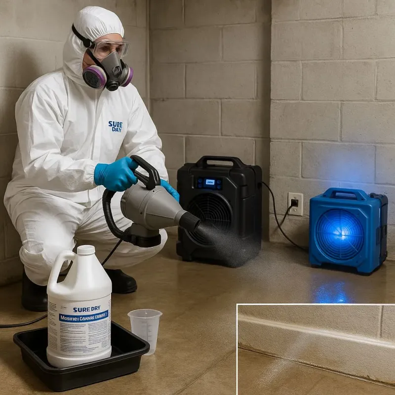 Sanitization and Odor Removal process in Marksville, LA