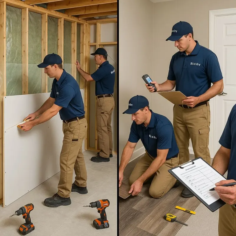 Repairs and Reconstruction process in Marksville, LA