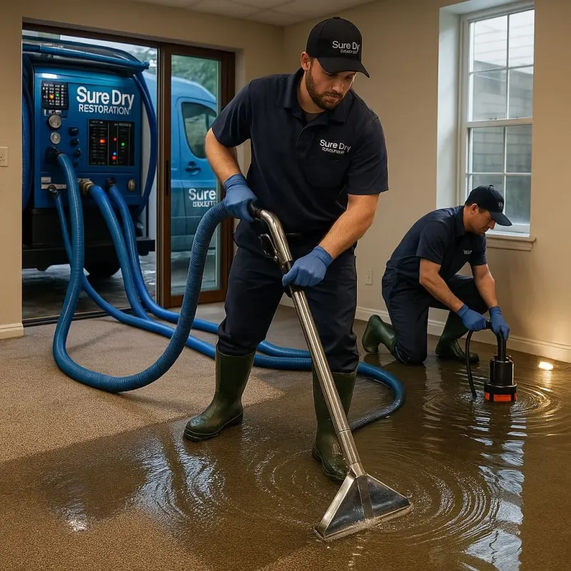 Water Extraction and Removal process in Marksville, LA